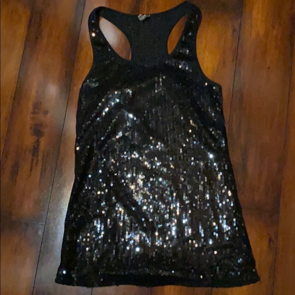 Black sequin